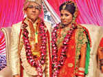Komal and Prateek’s wedding ceremony
