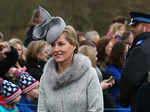 Royal family attends church service