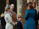 Royal family attends church service