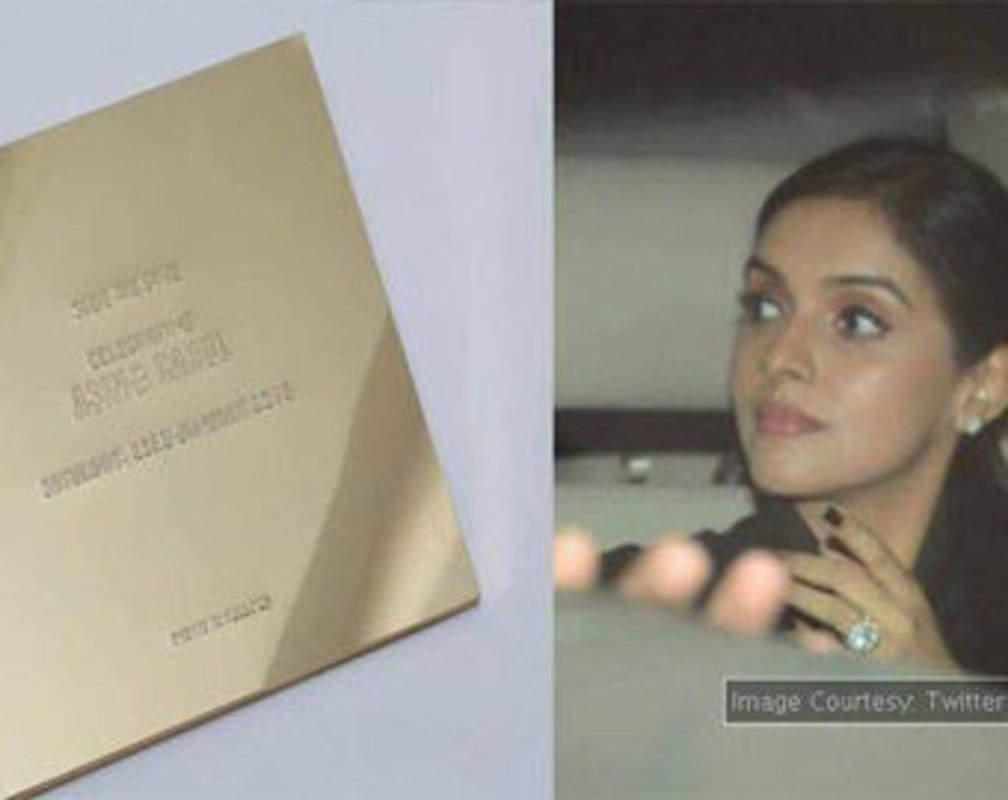 
Asin-Rahul’s gold-plated wedding card revealed
