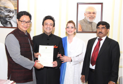 Singer Adnan Sami gets Indian citizenship