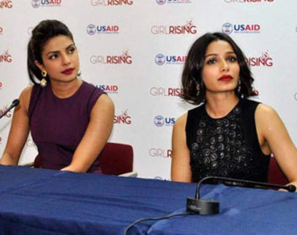 
Priyanka Chopra miffed with Frieda Pinto
