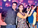 Monica Bedi parties in the city