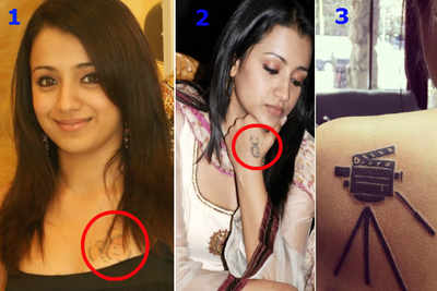 Trisha gets a new tattoo on her back | Tamil Movie News - Times of India