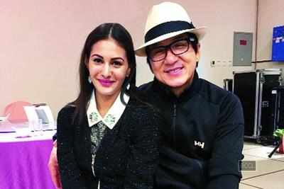 Jackie Chan lends his trainer to Amyra Dastur