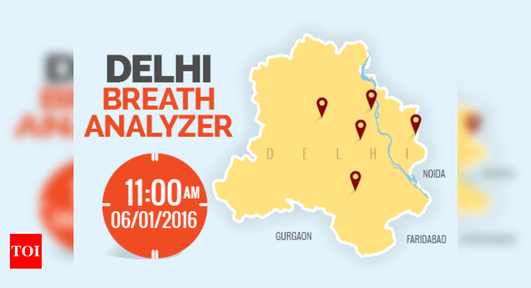 Delhi Breath Analyzer Avoid Central Delhi India News Times Of India 9982