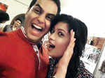 Aman Verma and Digangana Suryavanshi enjoying themselves