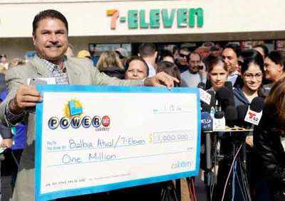 Indian-American gets $1m for selling record jackpot ticket
