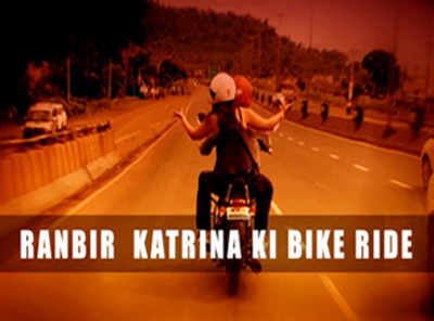 Spotted: Ranbir-Katrina's late night bike ride