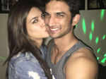 Kriti Sanon with Sushant Singh Rajput pose for a selfie