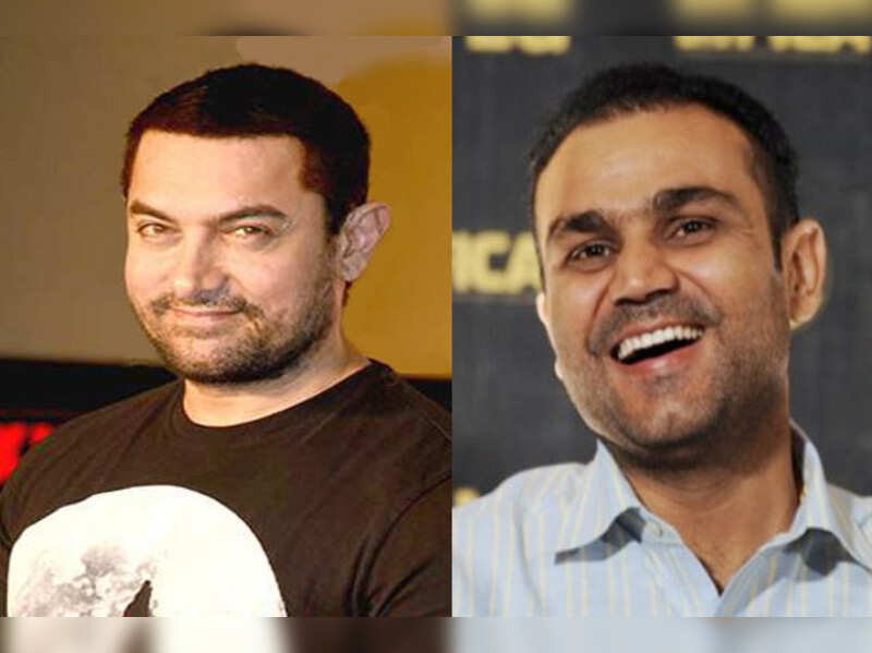 Aamir Khan and Virendra Sehwag bond over Ladoos. | Hindi Movie News - Times of India Aamir Khan and Virendra Sehwag bond over Ladoos. | Hindi Movie News - Times of India