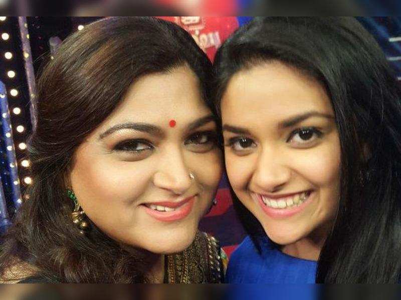 It's Keerthy Suresh on Simply Khushbu - Times of India