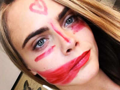 Why models are uploading photos of smeared lipstick