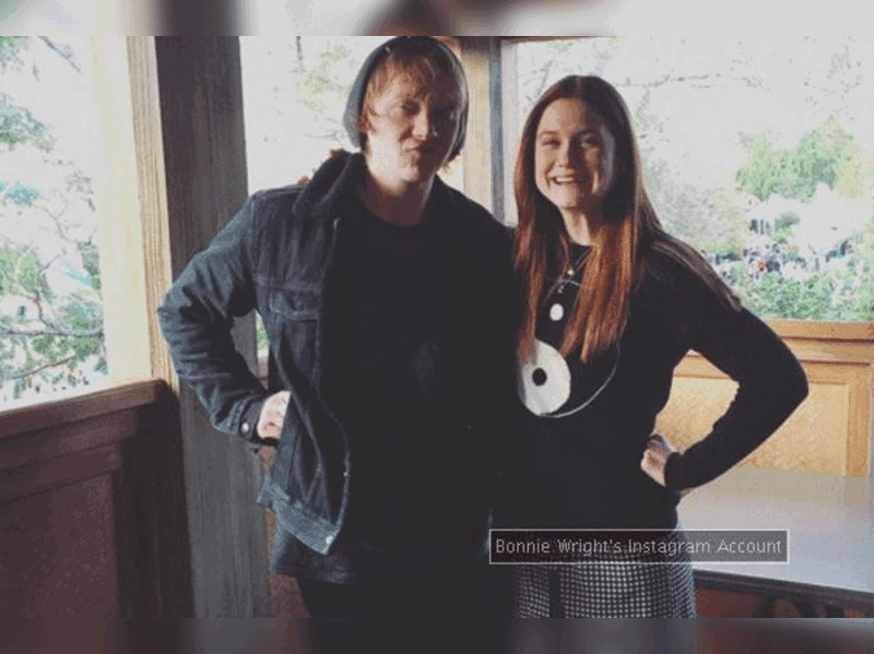 Ron And Ginny Weasley Harry Potter S Siblings Ron Ginny Weasley Reunite English Movie News Times Of India