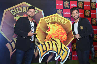 Suresh Raina unveils Rajkot-based IPL franchise, Gujarat Lions
