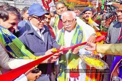 Dharmendra inaugurates Surajkund Mela in Faridabad, Haryana