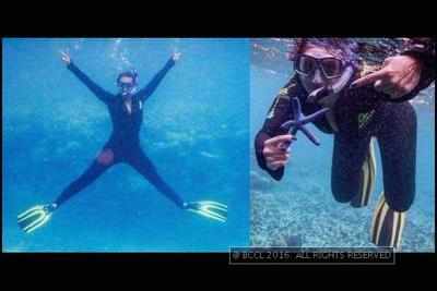 Sonakshi Sinha's underwater adventures