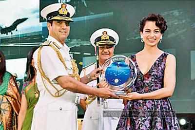Akshay Kumar, Kangana Ranaut add glam to International Fleet Review in Visakhapatnam