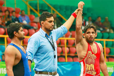 Indian wrestlers end campaign with 14 out of 16 gold in SAG