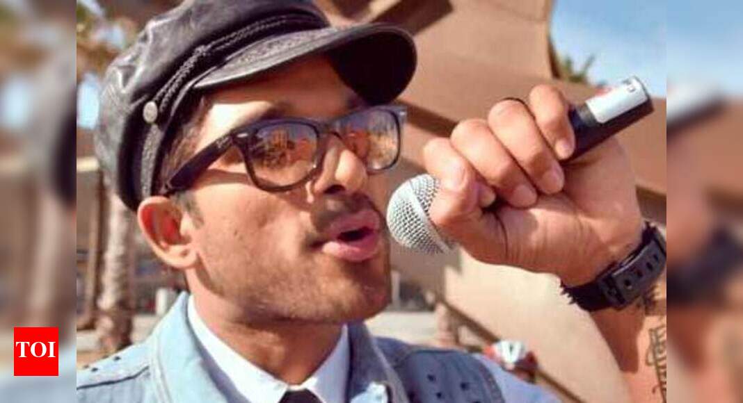 Allu Arjun to make his singing debut | Telugu Movie News - Times of India