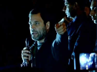 Rahul Gandhi visits JNU, says those suppressing institution's voice are anti-national