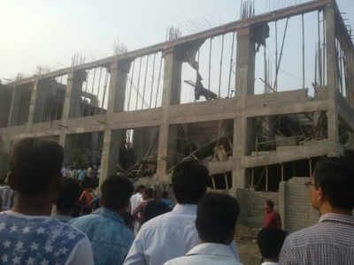 Several trapped as building under construction collapses in Bilaspur ...