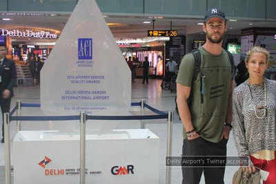 Chris Hemsworth returns home after successful Indian adventure