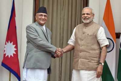 Indo-Nepal PMs talk it out; KP Oli says ‘no misunderstandings now’