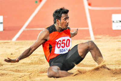 <arttitle><sup>Asian Indoor Athletics: Long jumper Prem Kumar wins silver</sup></arttitle>
