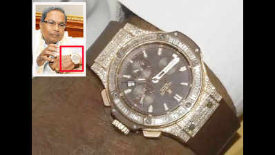 Controversy over Karnataka CM's Rs 70 lakh watch