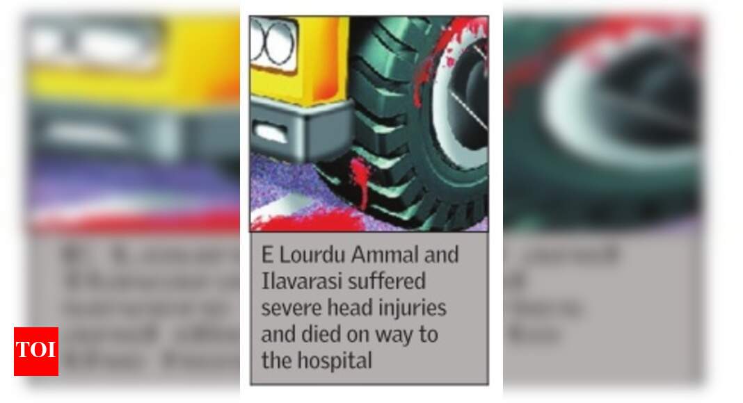 Pregnant woman and mother die as car rams into tractor | Chennai News ...