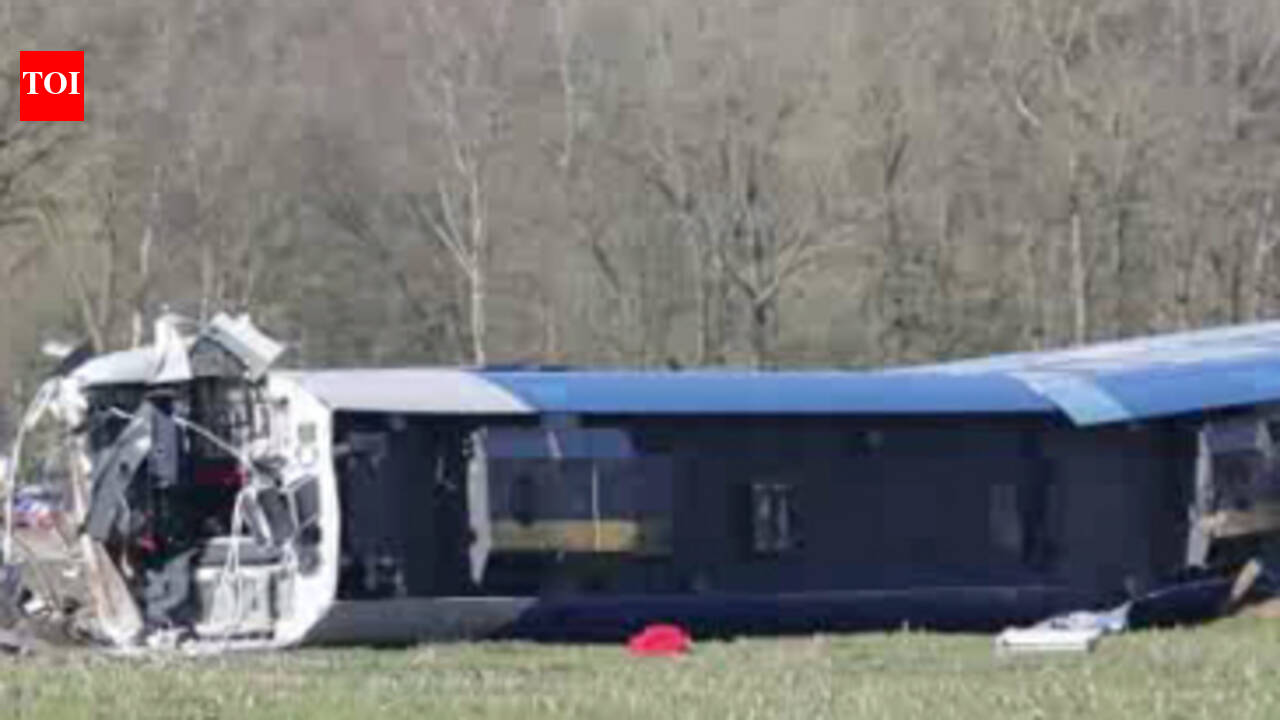 Dutch commuter train slams into crane