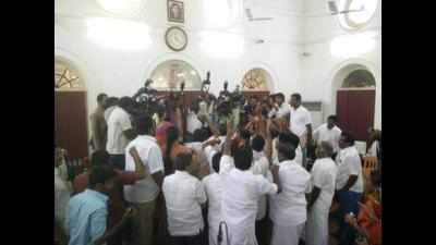 9 DMK councillors in Coimbatore Corporation held after they clash with AIADMK members