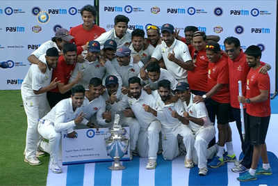 Ranji Trophy: Mumbai hammer Saurashtra for 41st title