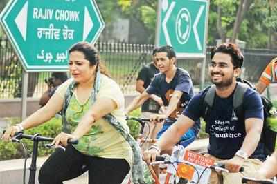 Cops ask hotels to allow cycles on car-free days