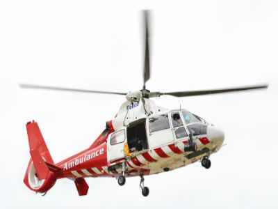 Now an air ambulance to promote organ donation