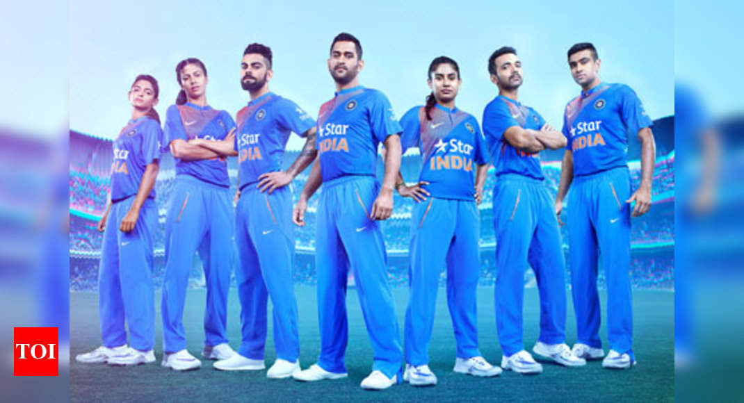 Indian cricket teams unveil World T20 kits | undefined News - Times of ...