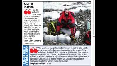 A journey to Everest to breathe life into those depressed