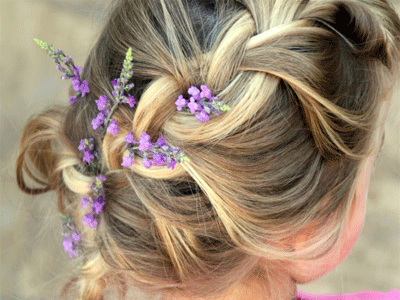 Create this plaited hairstyle inspired by spring-summer catwalks