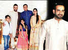 Irfan Pathan hosts a wedding reception in Vadodara