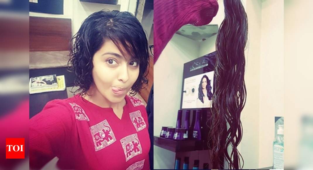 Avika Gor finally cuts her hair short - Times of India