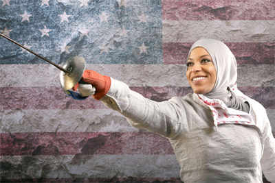 US Olympian asked to remove hijab at a cultural festival