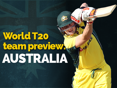 Infographic: Australia World T20 team preview