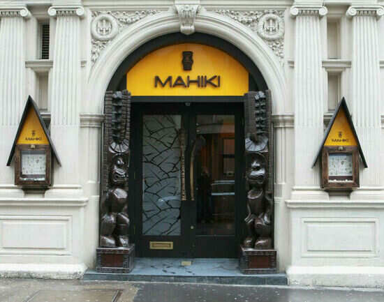 Down a drink at Mahiki