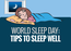 World Sleep Day: How to sleep better!