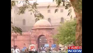 Minor fire breaks out at South Block