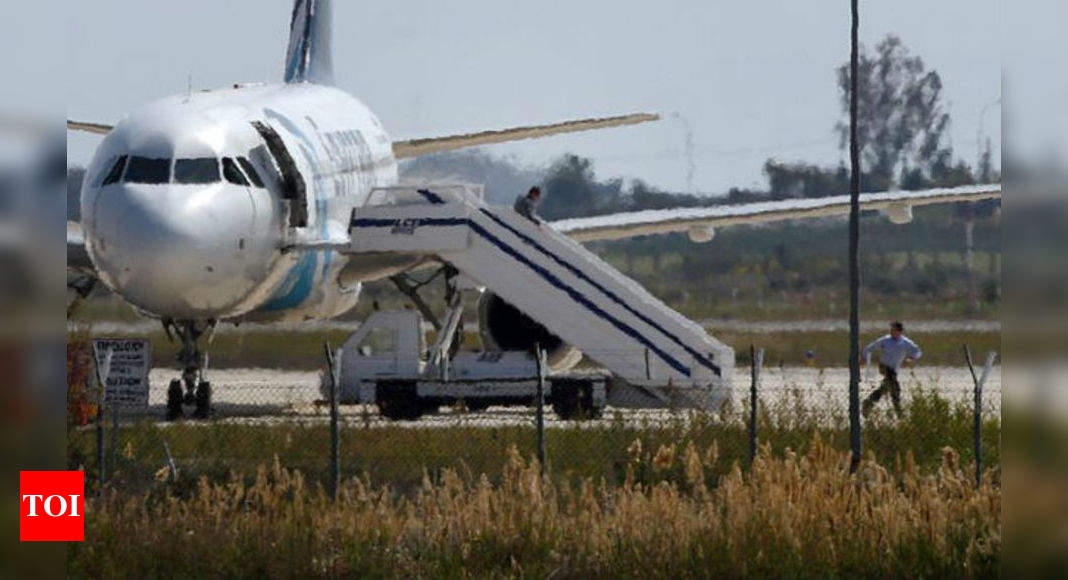 Egyptair Plane Hijacker Arrested, All Hostages Safe - Times Of India