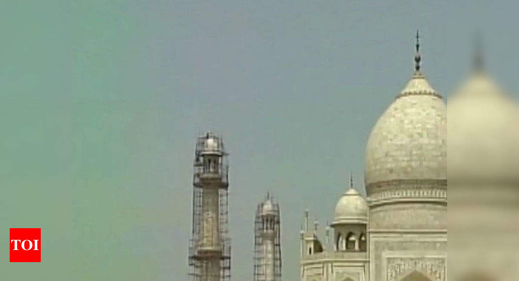 'Missing' Taj pinnacle taken down for repairs: ASI | India News - Times ...