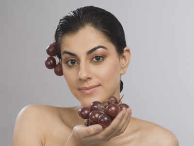 Grape face packs for better skin