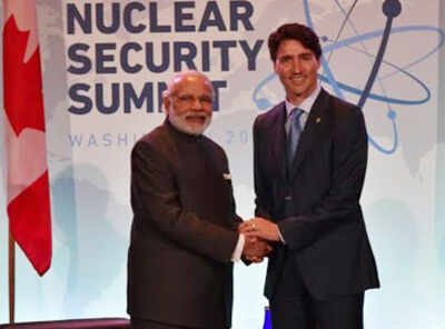 PM Modi meets Trudeau in Washington; discuss bilateral ties | India ...